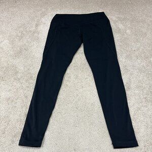 Constanly Varied Leggings Pockets Women’s Black Pull On Size Large Distressed